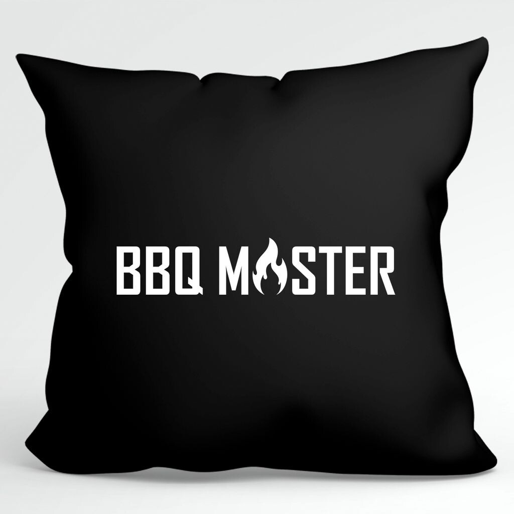 

Подушка Huuraa BBQ master декоративная подушка для гриля с наполнителем 40х40см, черная с мотивом для всех мастеров гриля Hellweg Druckerei