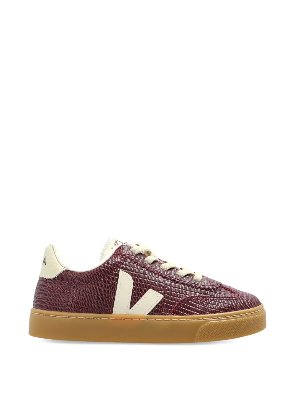 Текстурированные кроссовки Veja Kids, красный — фото 2