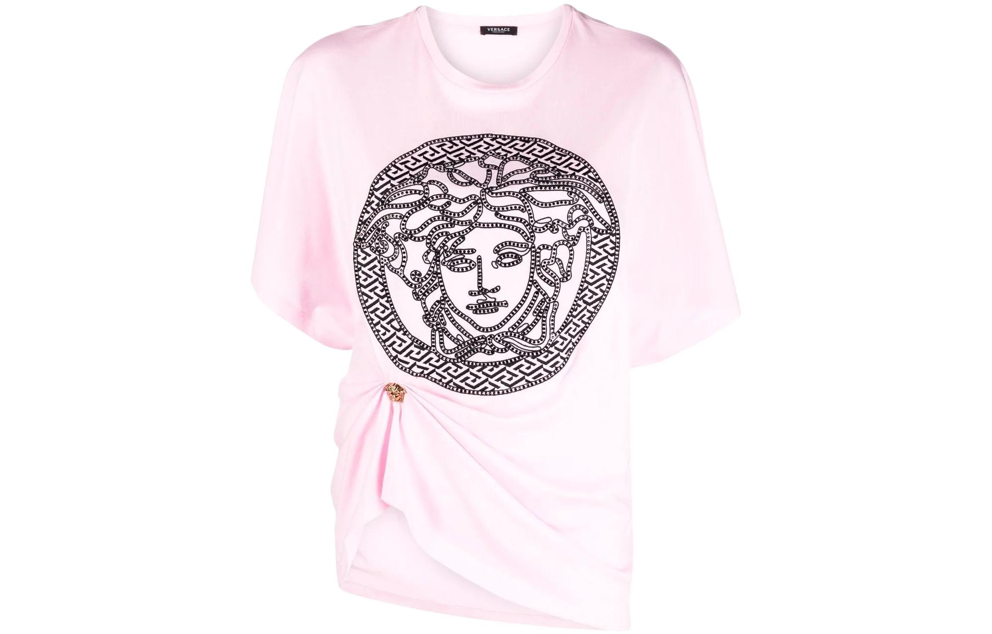 

Футболка женская розовая VERSACE