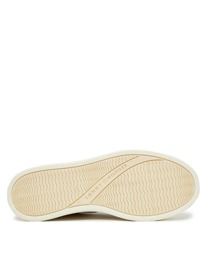 Кроссовки Tommy Hilfiger Modern Court Sneaker Nubuck FW0FW08462, бежевый — фото 4