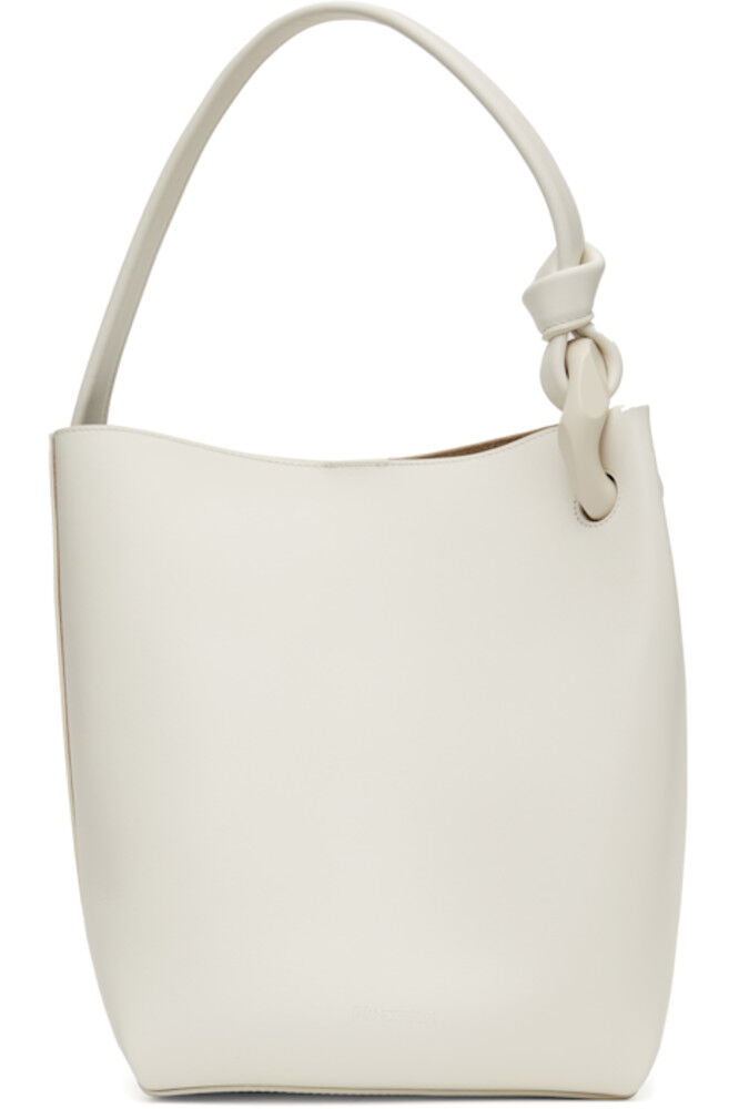 

Сумка-ведро JWA Corner Bucket Tote белого цвета JW Anderson