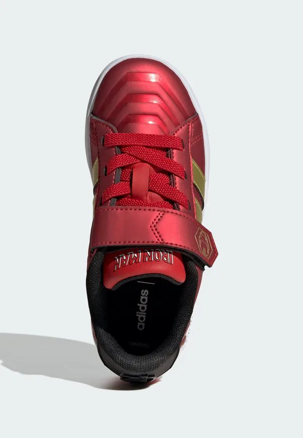 Кроссовки marvel avengers grand court Adidas Sportswear, Better Scarlet Matte Gold Core Black — фото 3