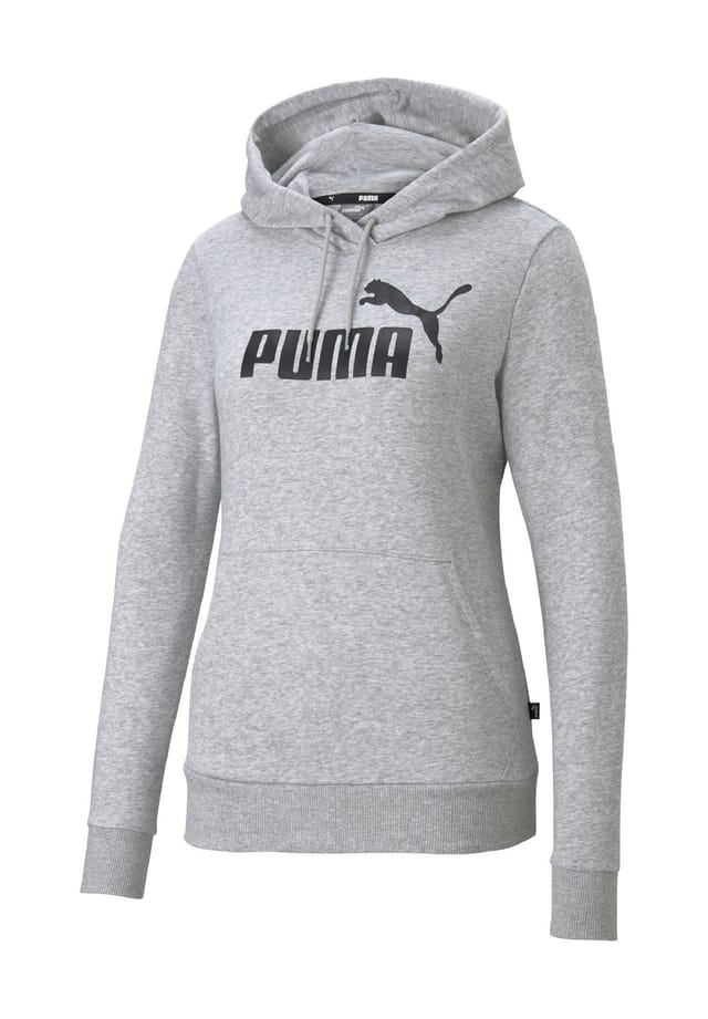 

Толстовка с капюшоном с логотипом Puma, серый