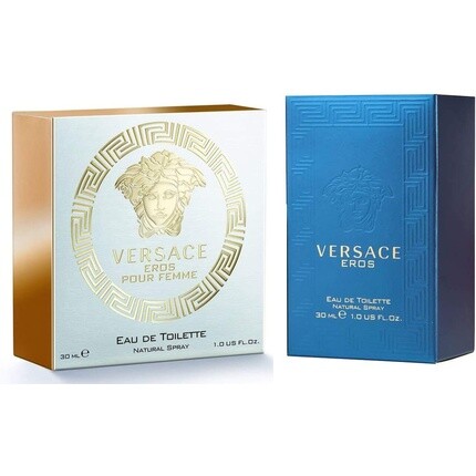 Мужская парфюмерная вода Versace Eros Eau De Toilette Natural Spray Gift Set For Women 30ml — фото 3