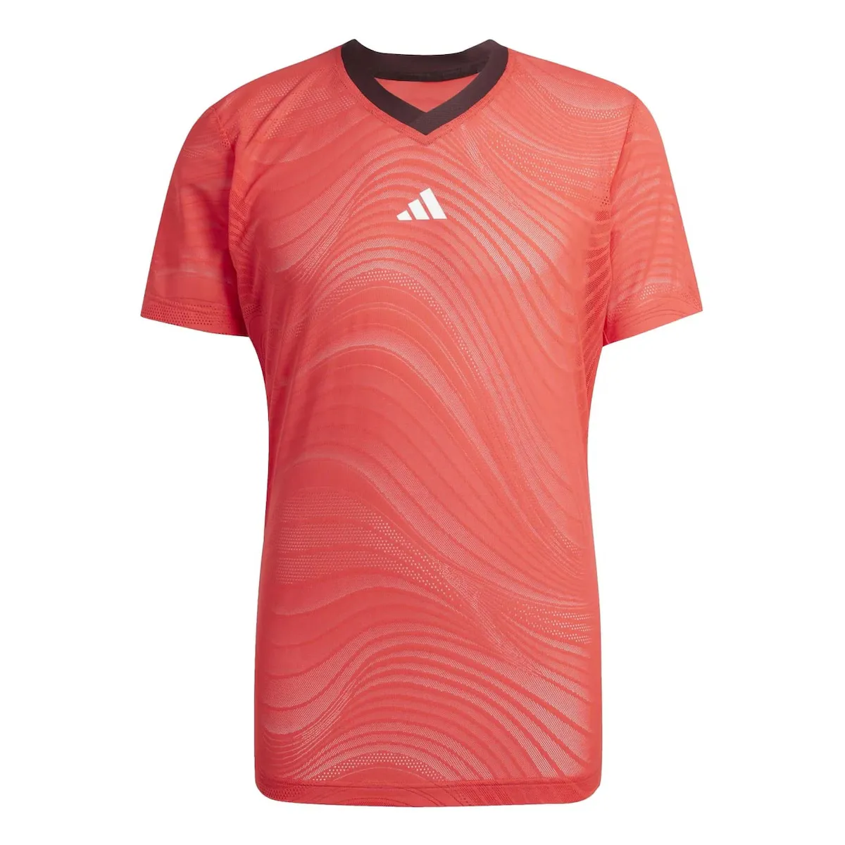 Мужская теннисная футболка FLFT MESH PRO adidas, лососевый — фото 4