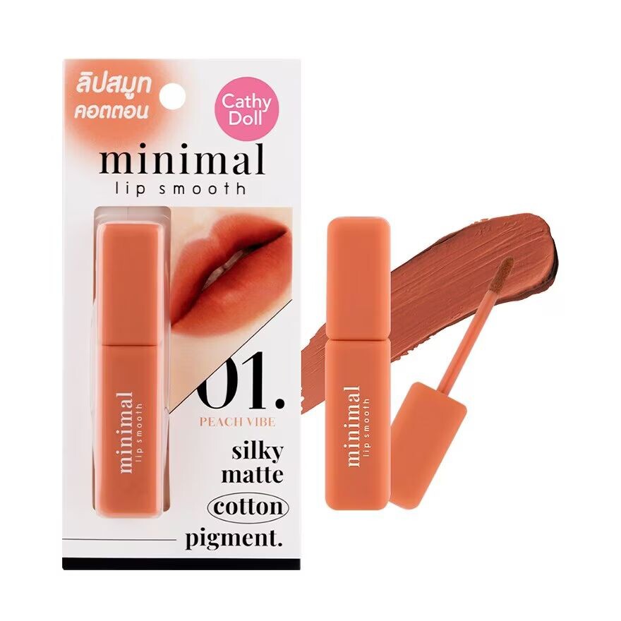 

Cathy Doll Minimal Lip Smooth 2,7 г 01 персиковый оттенок, Peach Vibe
