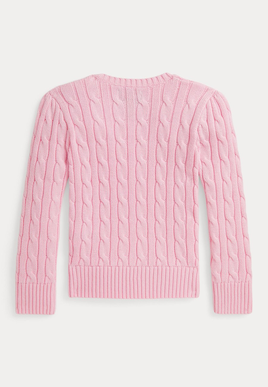 Джемпер Polo Ralph Lauren CABLE-KNIT COTTON SWEATER, Hint Of Pink/Pink — фото 2