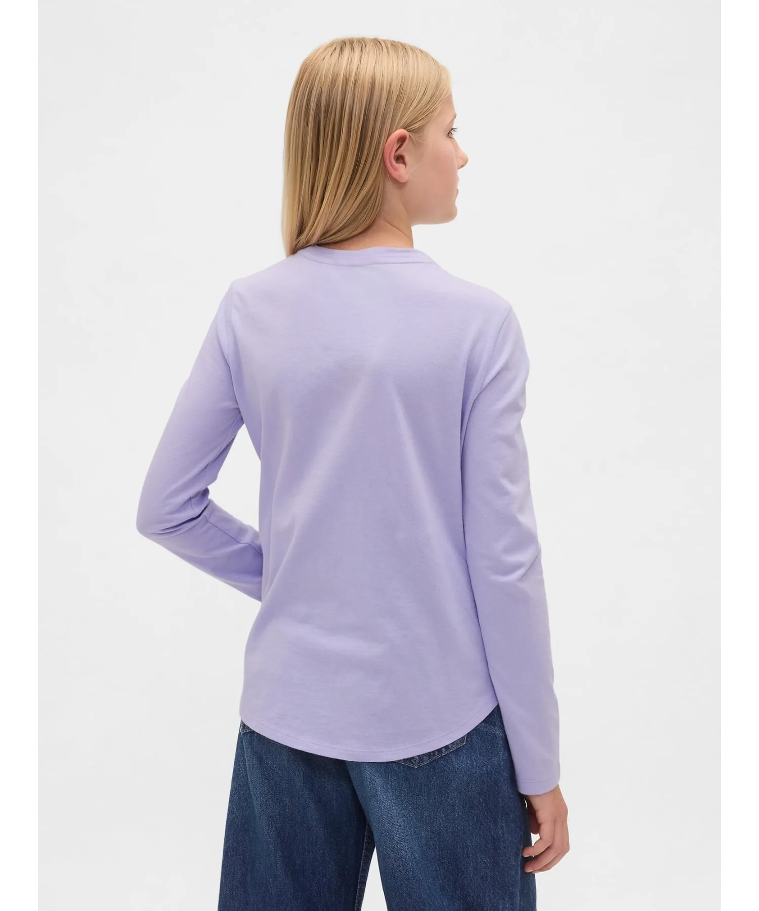 (K)GapKids x Disney Футболка свободного кроя с откидными блестками GAP, ORCHID_207 — фото 2