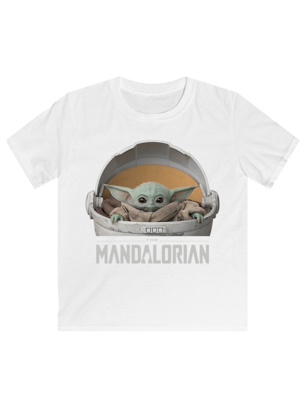 

Футболка F4Nt4Stic Star Wars The Mandalorian Baby Yoda Pod, белый