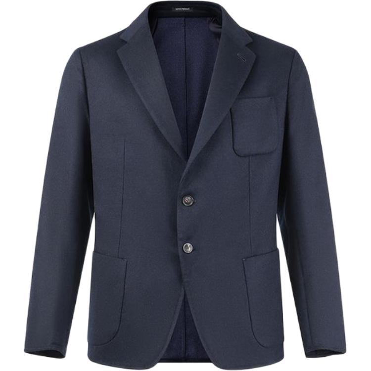 

EMPORIO ARMANI SS23 Деловой пиджак мужской темно-синий