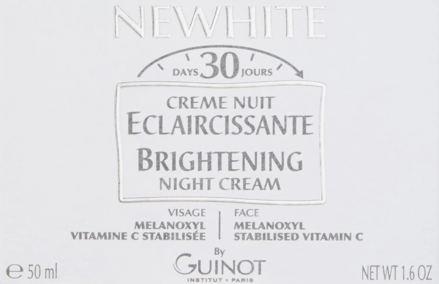 Крем для лица Guinot — Ночной осветляющий Newhite, 45 г — фото 2