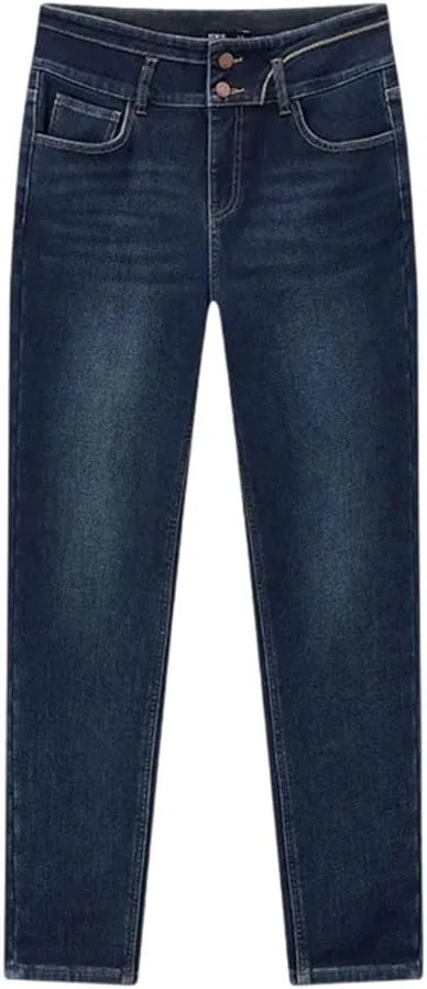 Джинсы утепленные Women Fleece Lined Skinny Jeans, желтый