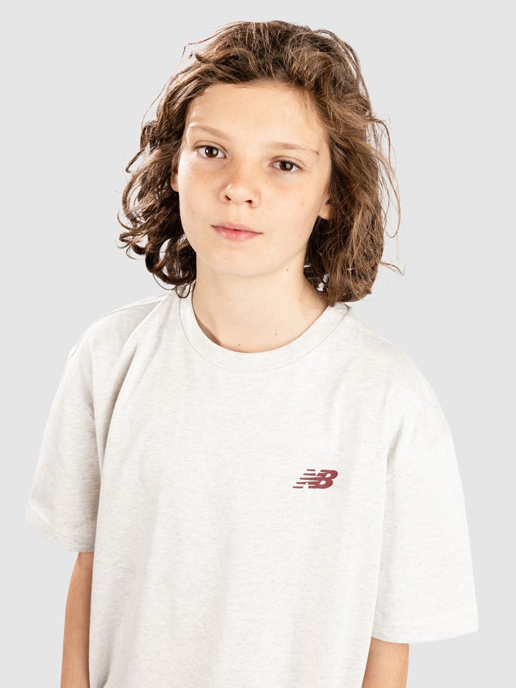 Футболка New Balance Newbie Chase Graphic Kids T-Shirt, ash heather — фото 4