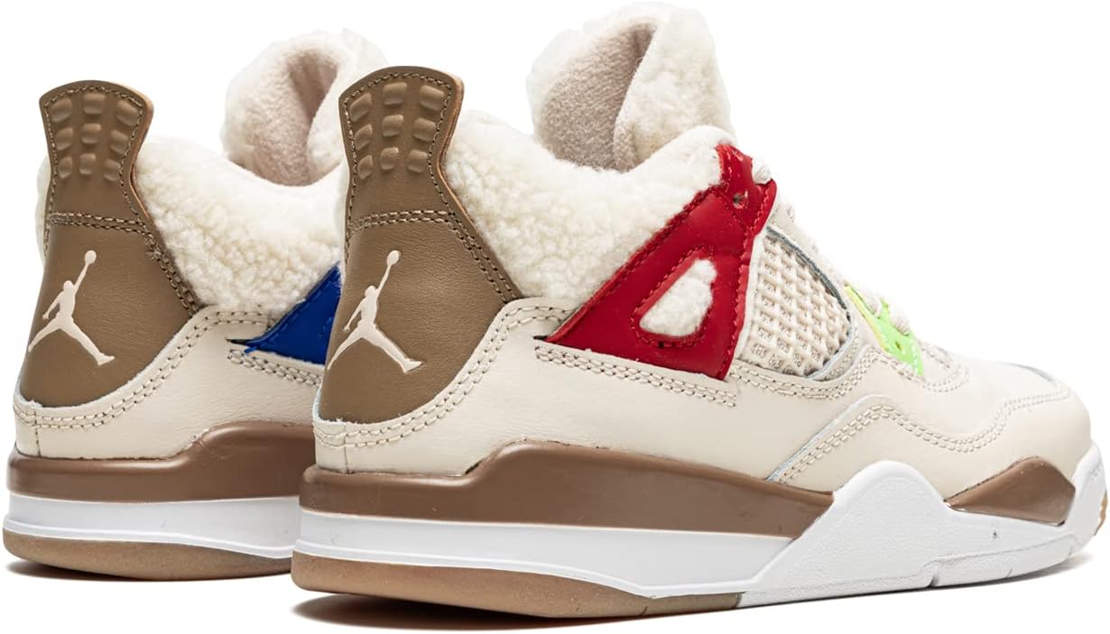 Кроссовки Nike Air Jordan 4 Retro для мальчиков, белый — фото 3