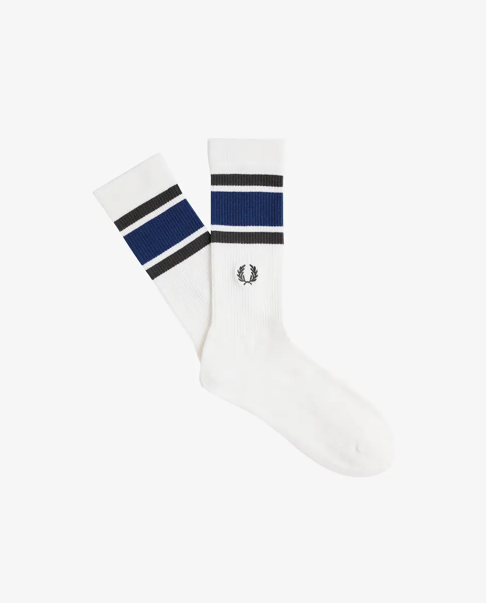 

Простые мужские носки выше колена Fred Perry, белый