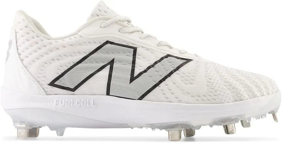 Мужские бейсбольные кроссовки New Balance FuelCell 4040 V7 Metal, Optic White Raincloud — фото 3