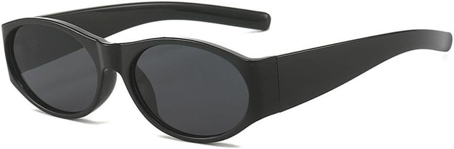 

Ретро овальные солнцезащитные очки для мужчин, модные градиентные линзы, защита от УФ-излучения UV400, женские солнцезащитные очки оранжево-синего цвета HVTVTLA, Black Gray