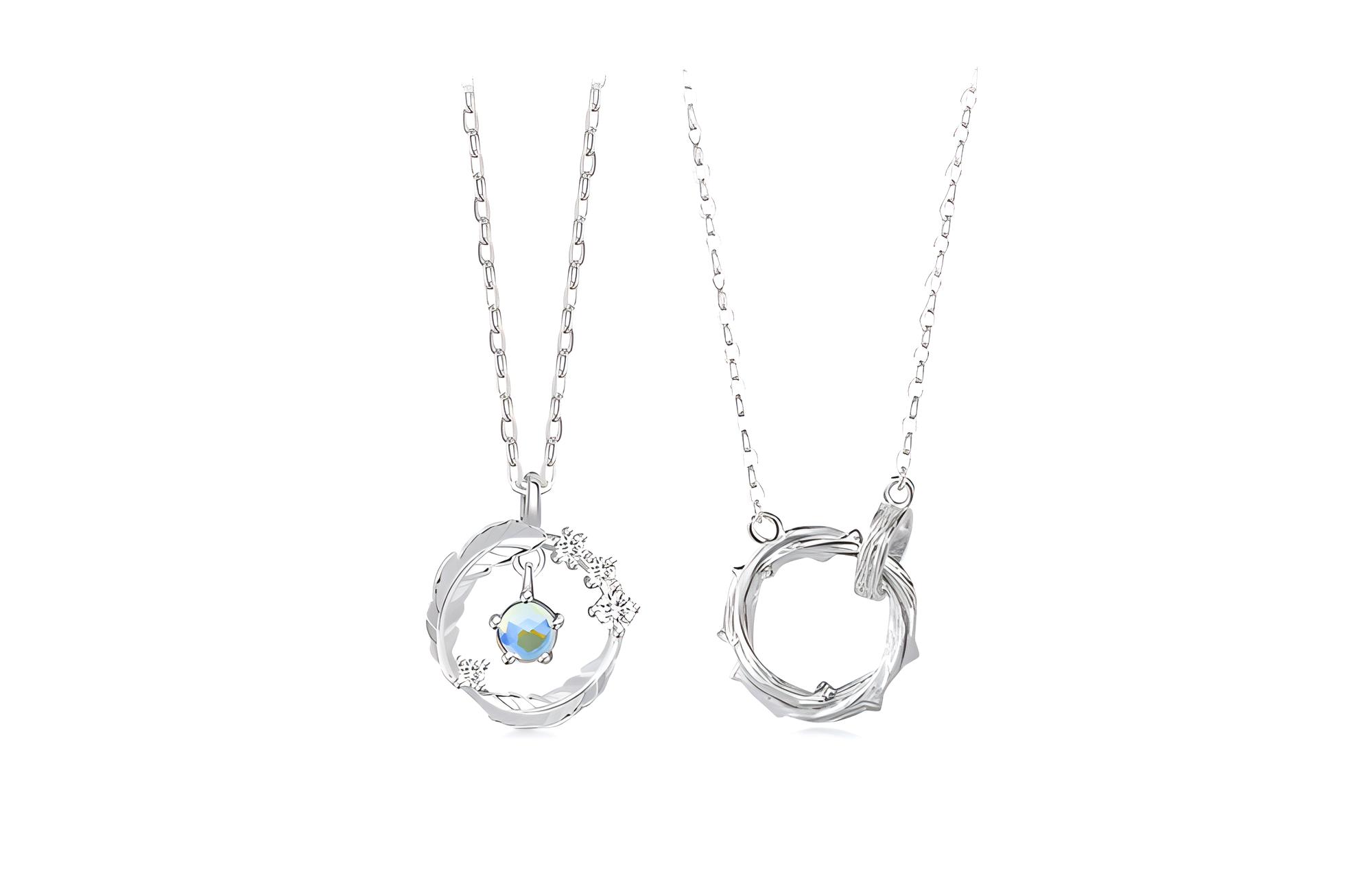 

Унисекс ожерелье GIFU, Feather You Companion Feather Couple Necklace