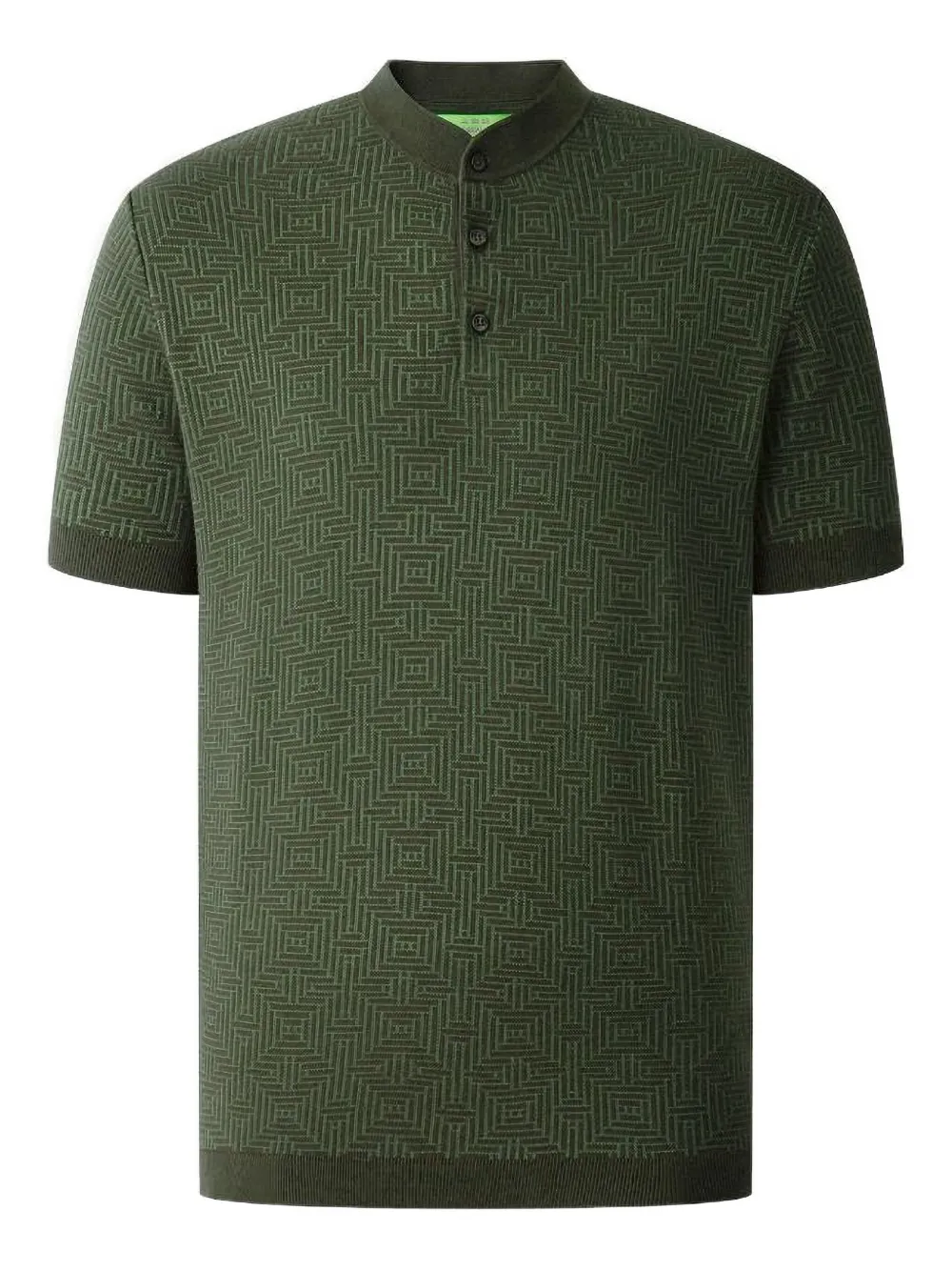 

Футболка с жаккардовым узором Shanghai Tang, зеленый