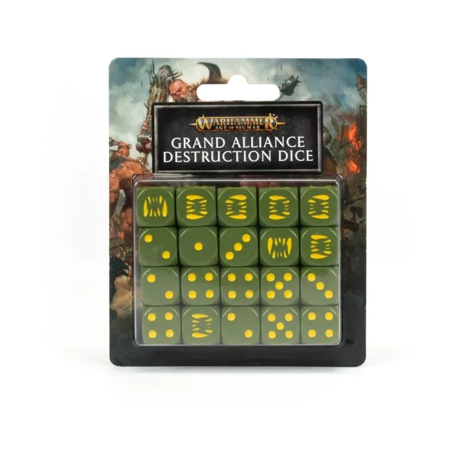 

Кубик разрушения Великого Альянса (20), Warhammer - Age of Sigmar - Dice (Games Workshop)