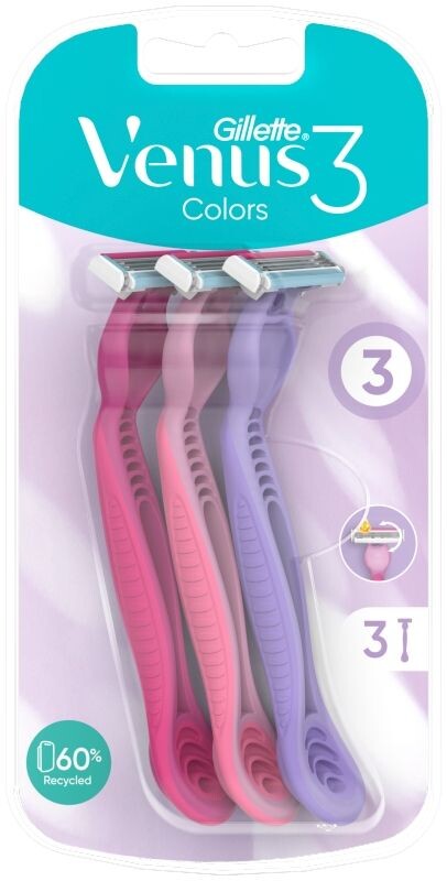 

Gillette Venus3 женская бритва, 3 шт.