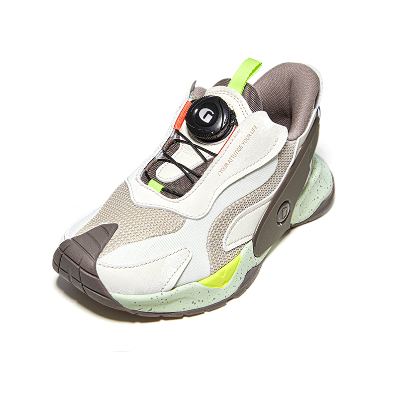 

Низкие детские повседневные туфли для малышей GINOBLE, коричневый/зеленый