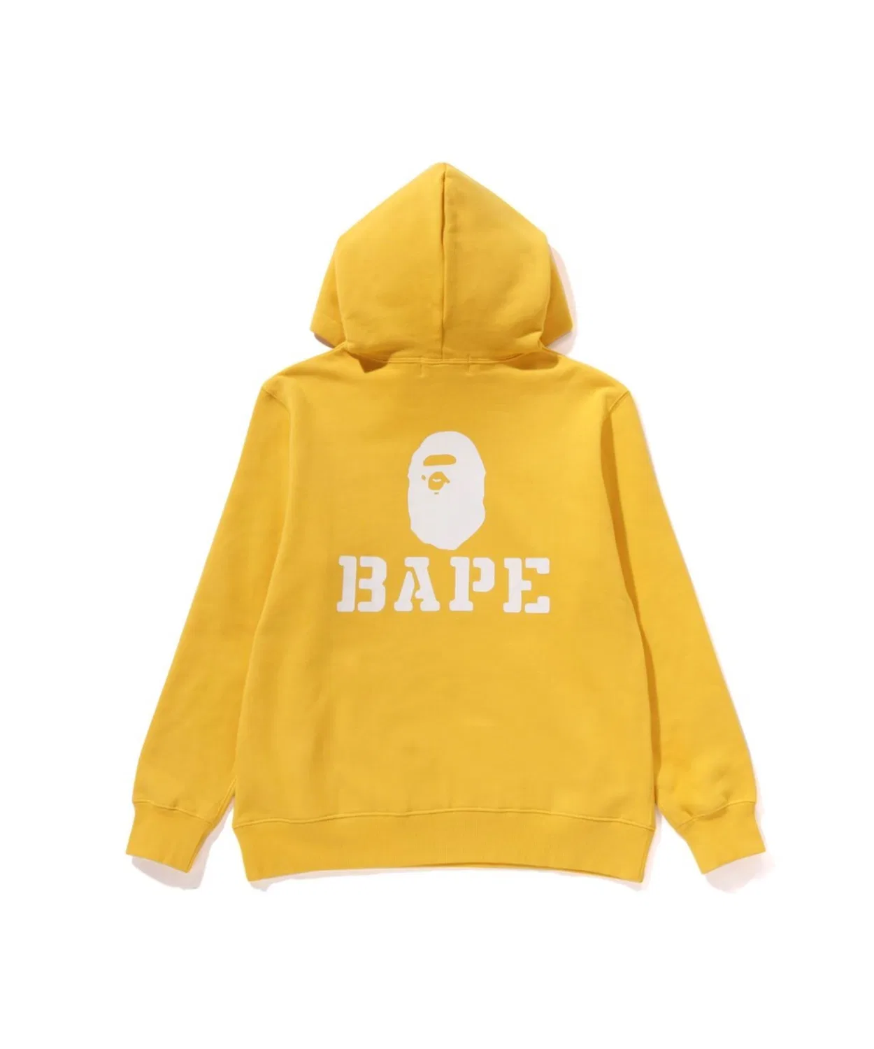 Худи-оверсайз BAPE с принтом APE HEAD, хлопок, сакс-голубой — фото 3