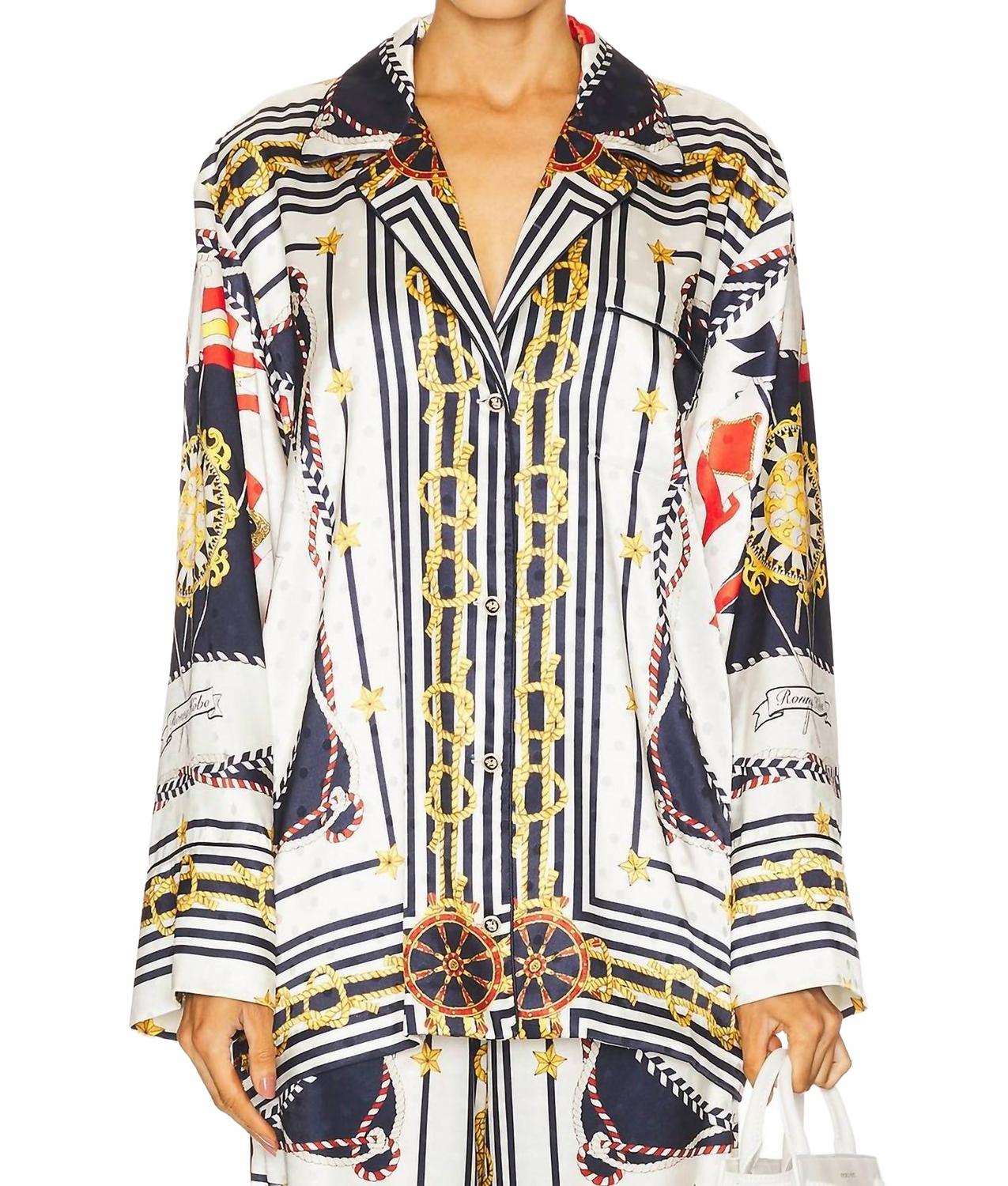 

Топ Valentina в разноцветном шарфе RONNY KOBO, мультиколор