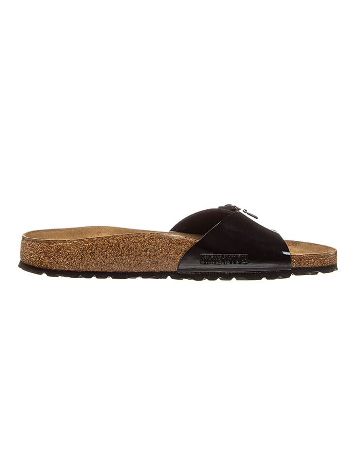 Мюли Birkenstock Pantoletten Madrid, цвет Schwarz - Weite S — фото 2