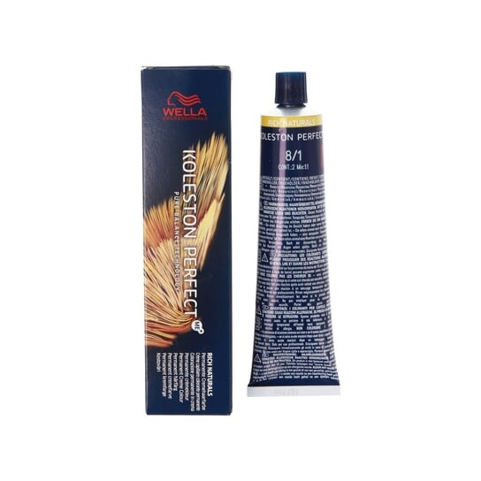 

Краска для волос 8/1 Светлый блондин Пепельный, 60 мл Wella, Rich Naturals