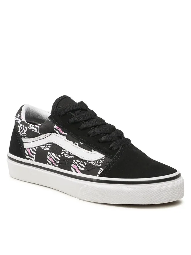 Vans Кроссовки Old Skool VN0A7Q5FBMA1 из черной ткани — фото 2