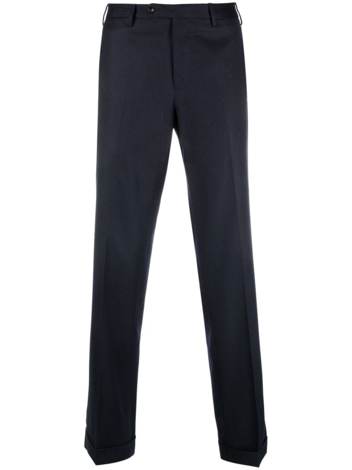 

PT Torino прямые брюки из необработанной шерсти, синий