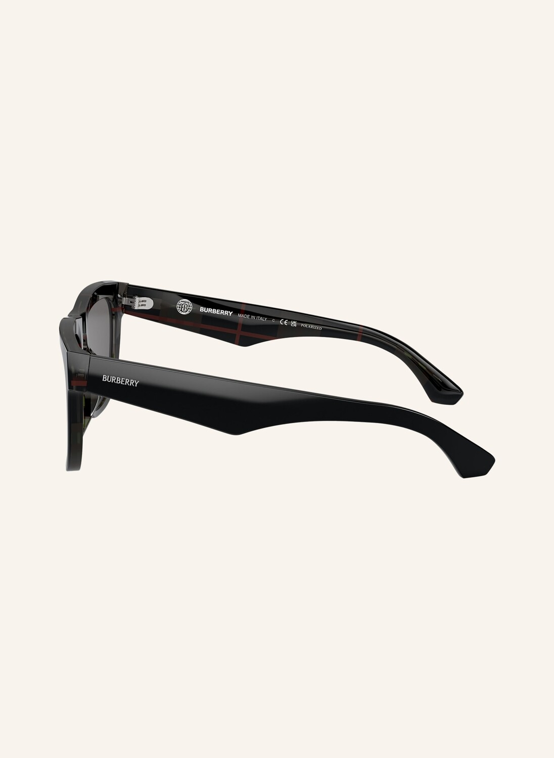 Солнцезащитные очки be4431u BURBERRY, цвет 412181 - SCHWARZ/GRAU POLARISIERT — фото 3