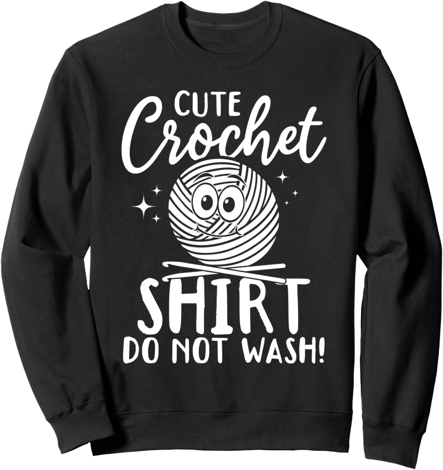 

Милая вязаная крючком толстовка. Не стирать! - Вязаная толстовка Cute Crocheting Ideas, черный