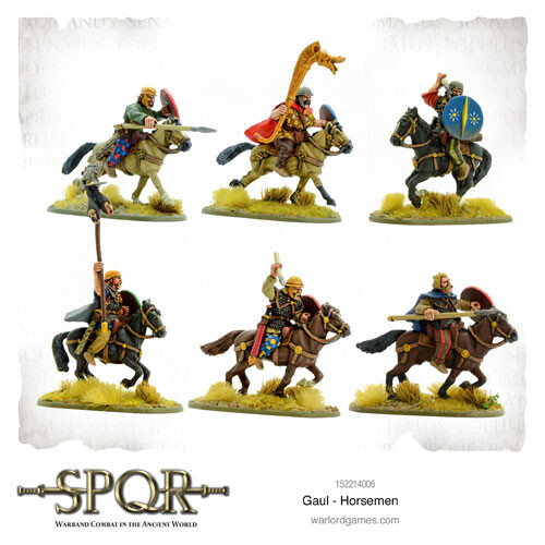 

Фигурки Gaul Horsemen Warlord Games
