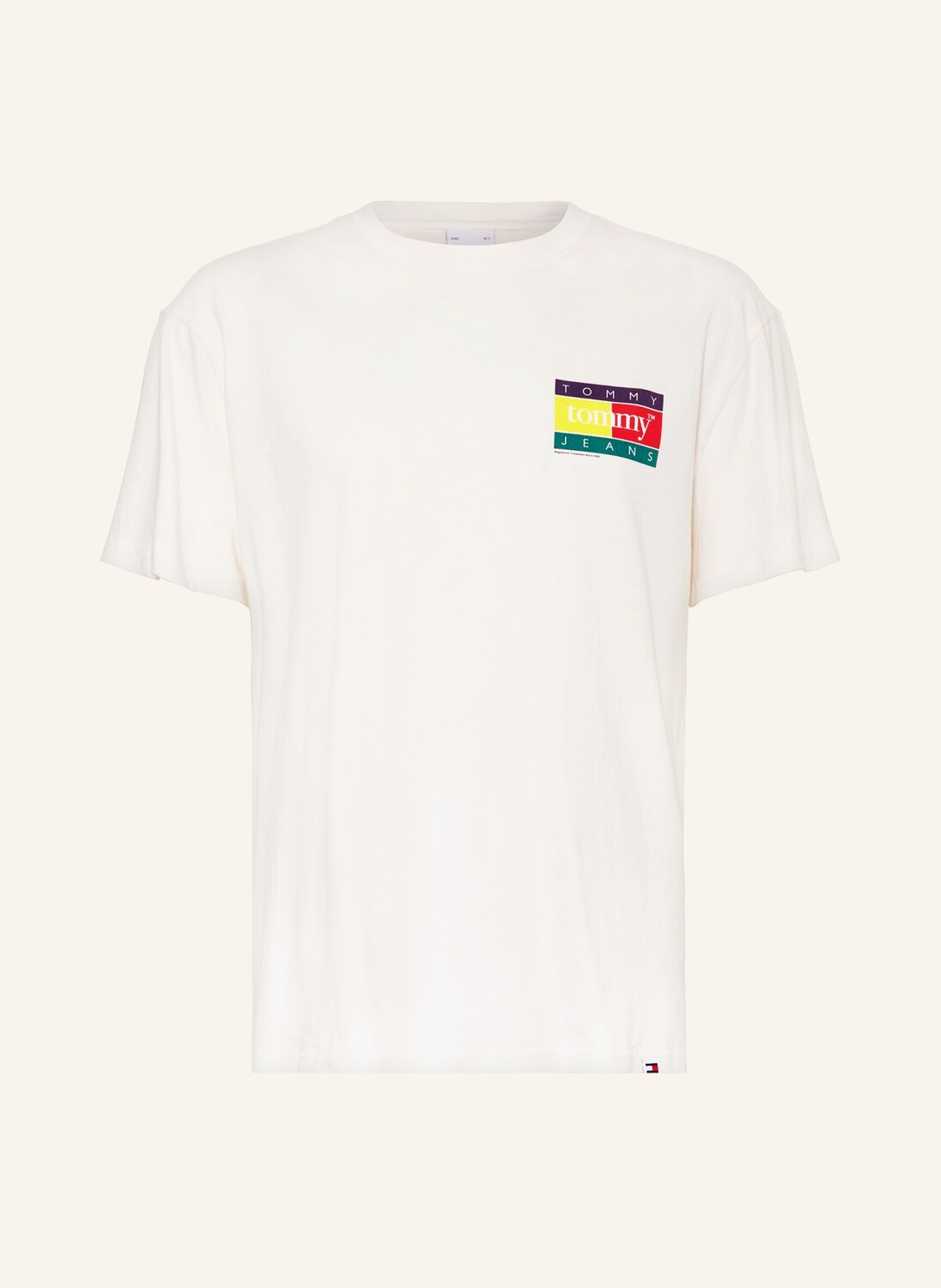 

Футболка Tommy Jeans, экрю