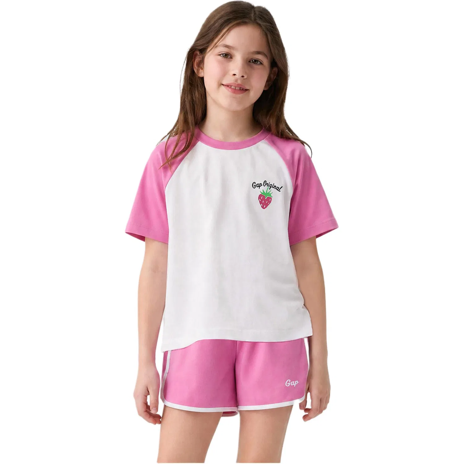 Детский спортивный костюм Casual Sportswear GAP розовый — фото 4