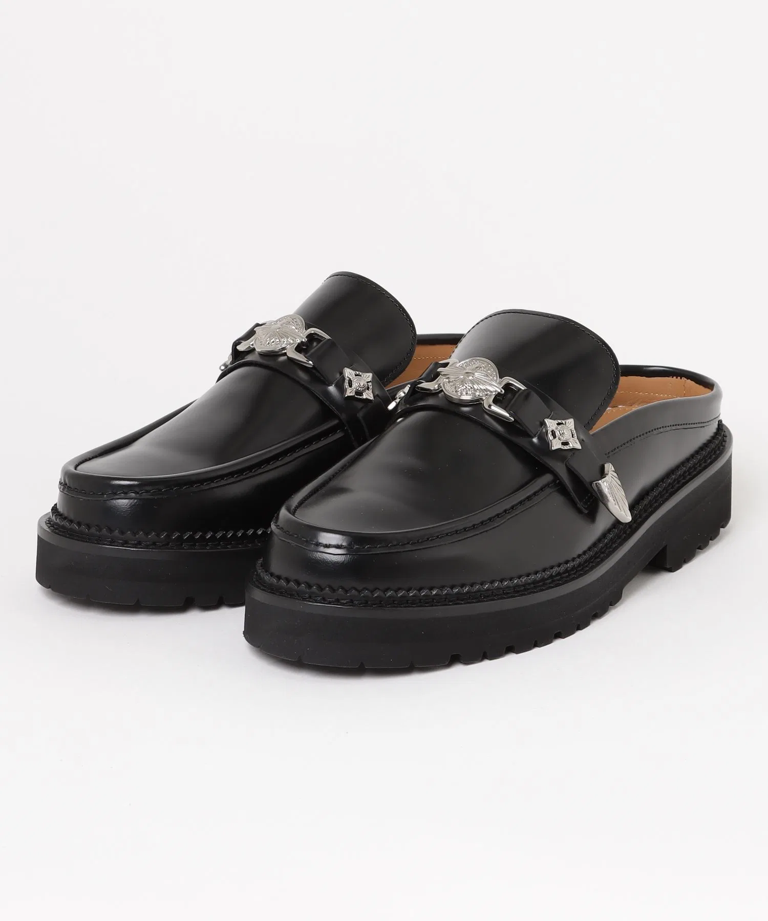 Мужские туфли TOGA VIRILIS BLACK POLID SHOES