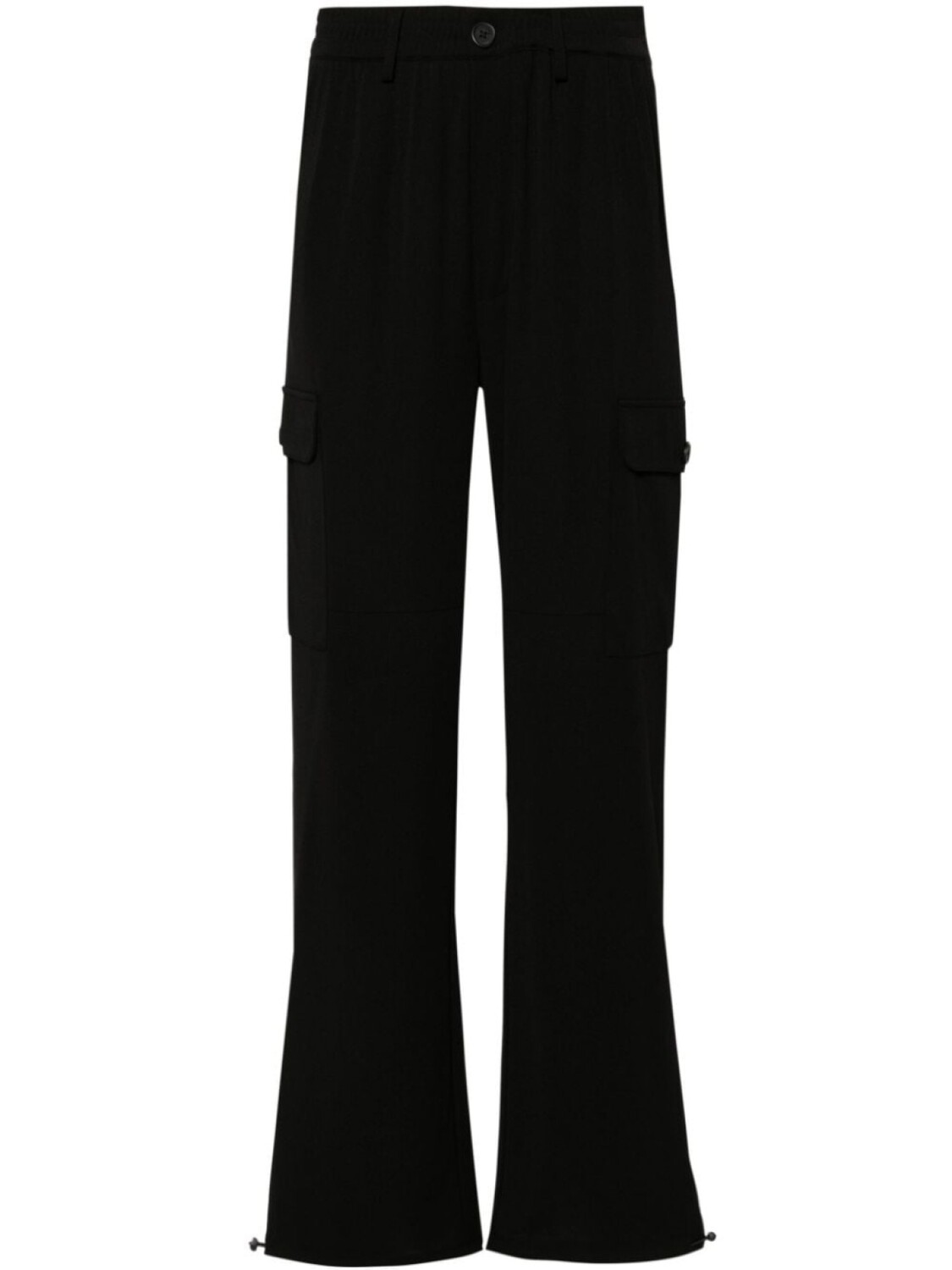 

TWINSET брюки карго с эластичными манжетами, черный