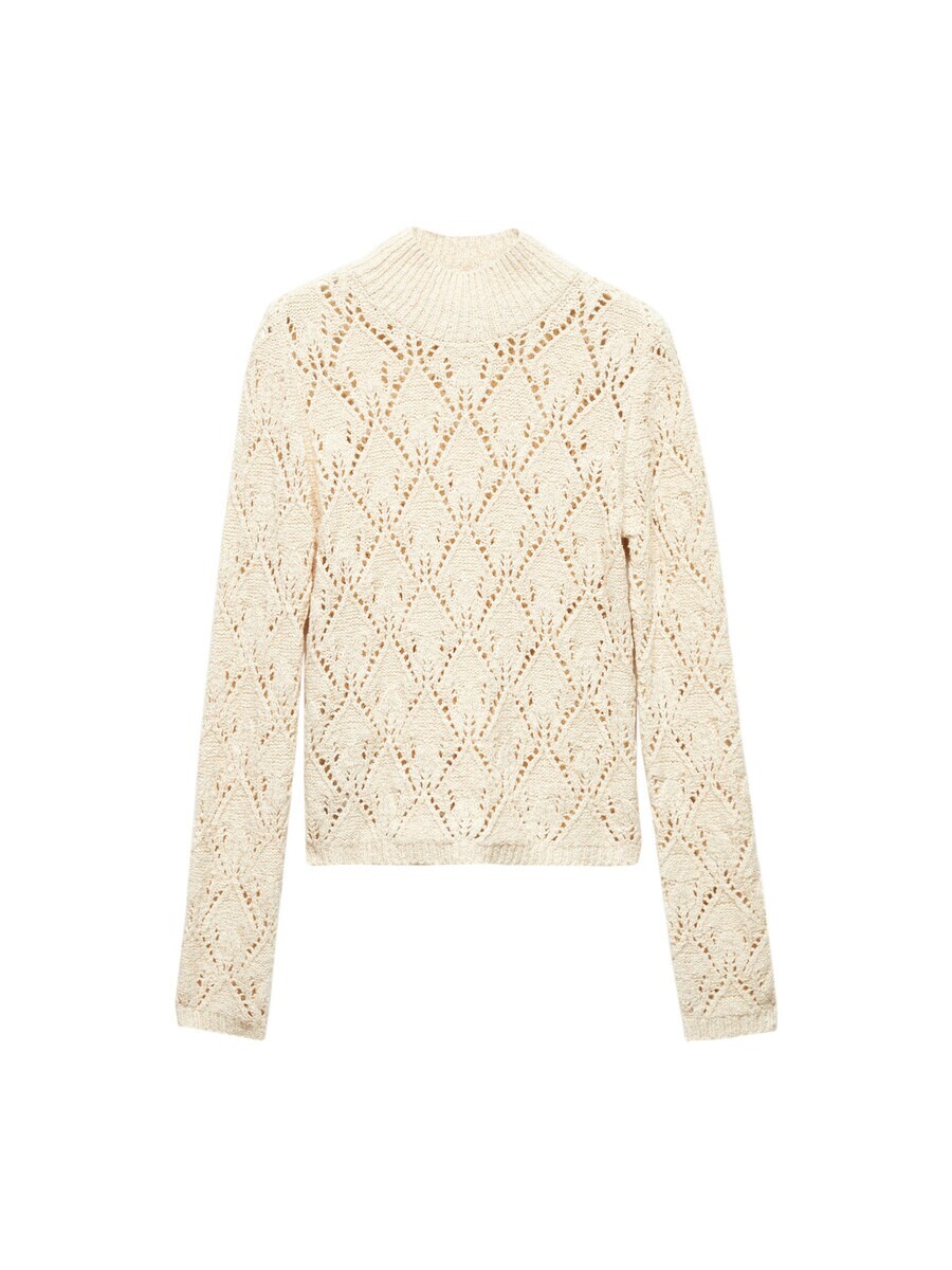 

Тонкий вязаный свитер MANGO Sweater PIQUI, бежевый