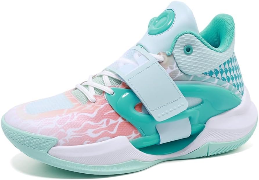 

Мужские баскетбольные кроссовки 2024 Спортивная обувь Беговые кроссовки Уличная обувь Тренировочные кроссовки Molig, Cyan