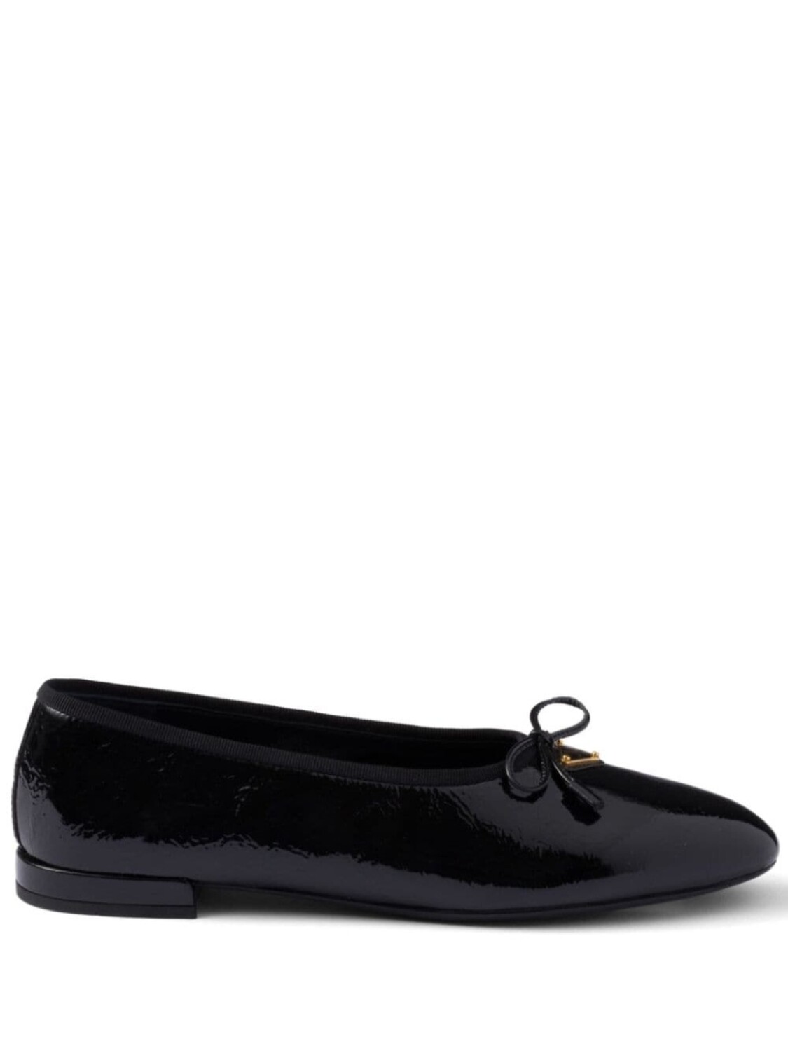 

Кожаные балетки Prada, черный