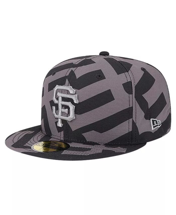

Мужская черная приталенная кепка San Francisco Giants Logo Fracture 59FIFTY New Era, черный