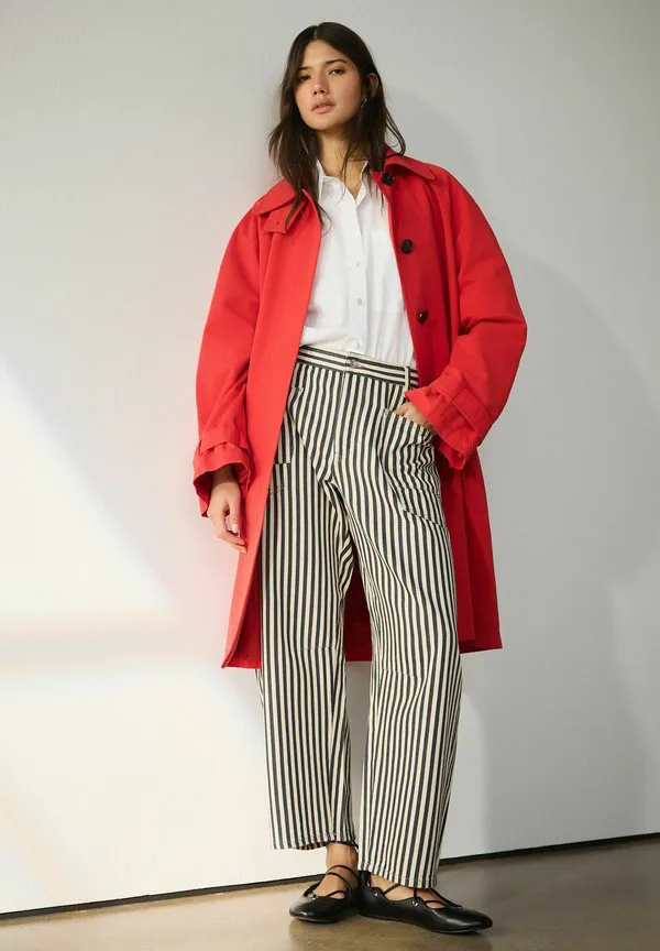 Двойной карманный ствол, широкие штанины Next, Striped