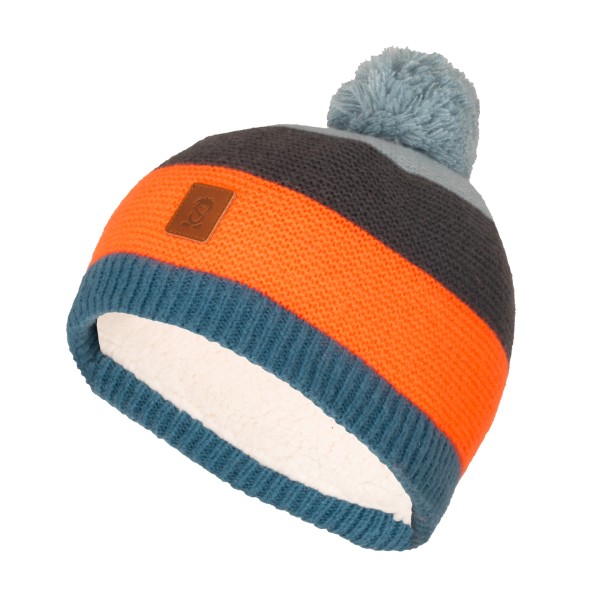 

Детская шапочка-помпон gryllefjord Trollkids, мультиколор