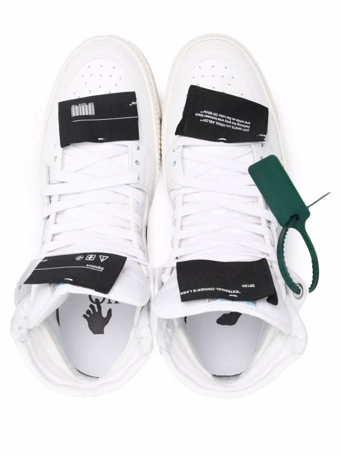 Высокие кроссовки 3.0 Off Court Off-White, белый — фото 4