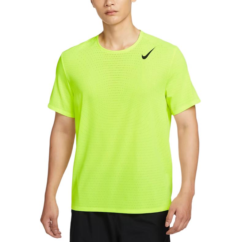 

Nike Мужские желтые футболки AEROSWIFT с круглым вырезом, Желтый, Nike Мужские желтые футболки AEROSWIFT с круглым вырезом