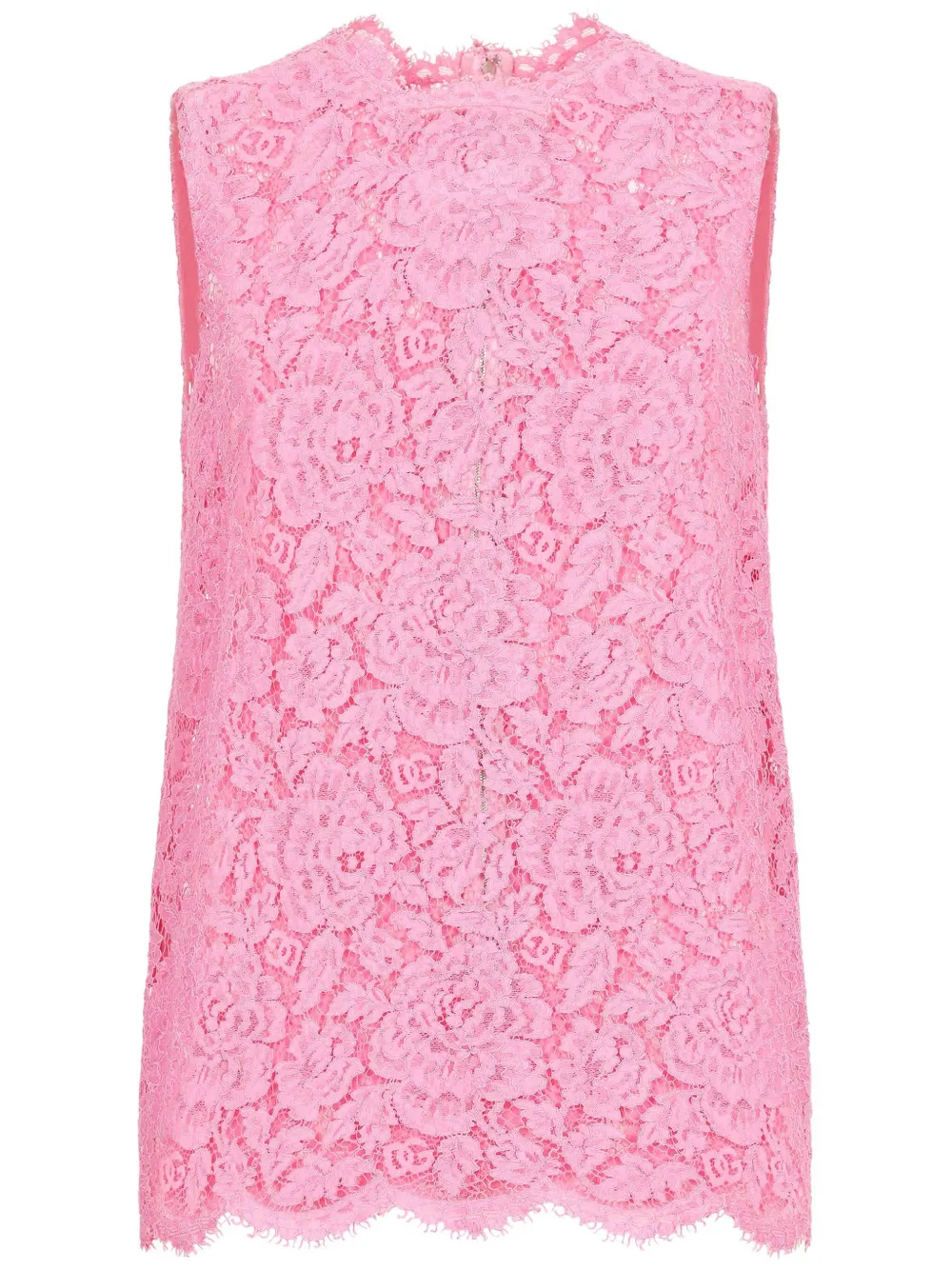 

Кружевной топ DOLCE & GABBANA, розовый