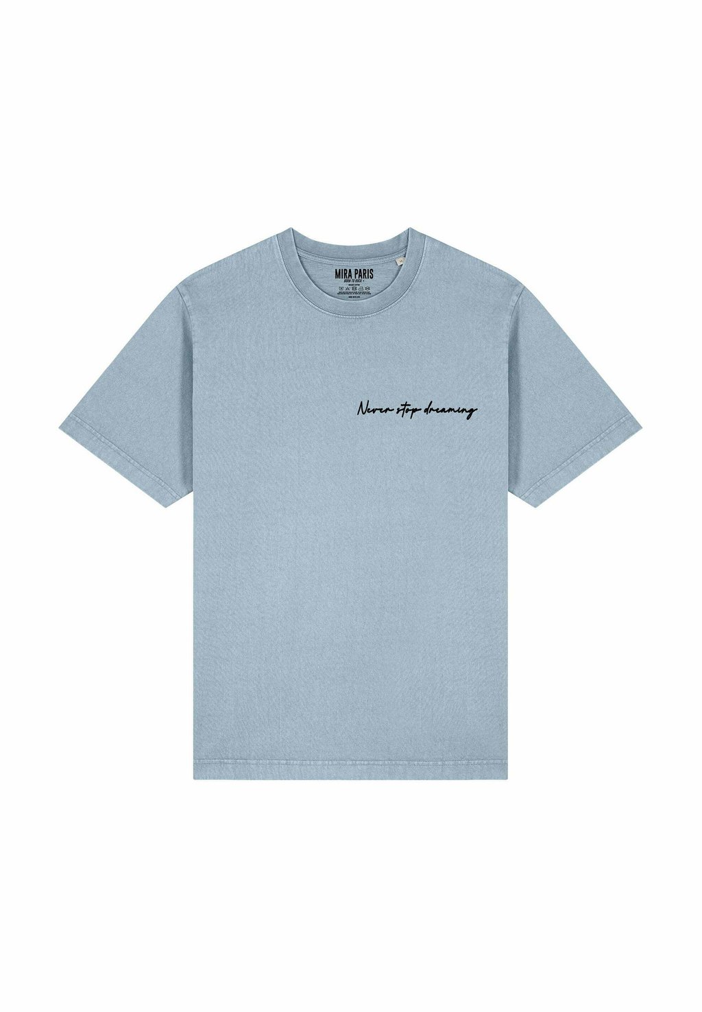 

Футболка с принтом NEVER STOP DREAMING HEAVYWEIGHT Mira Paris, светло-голубой