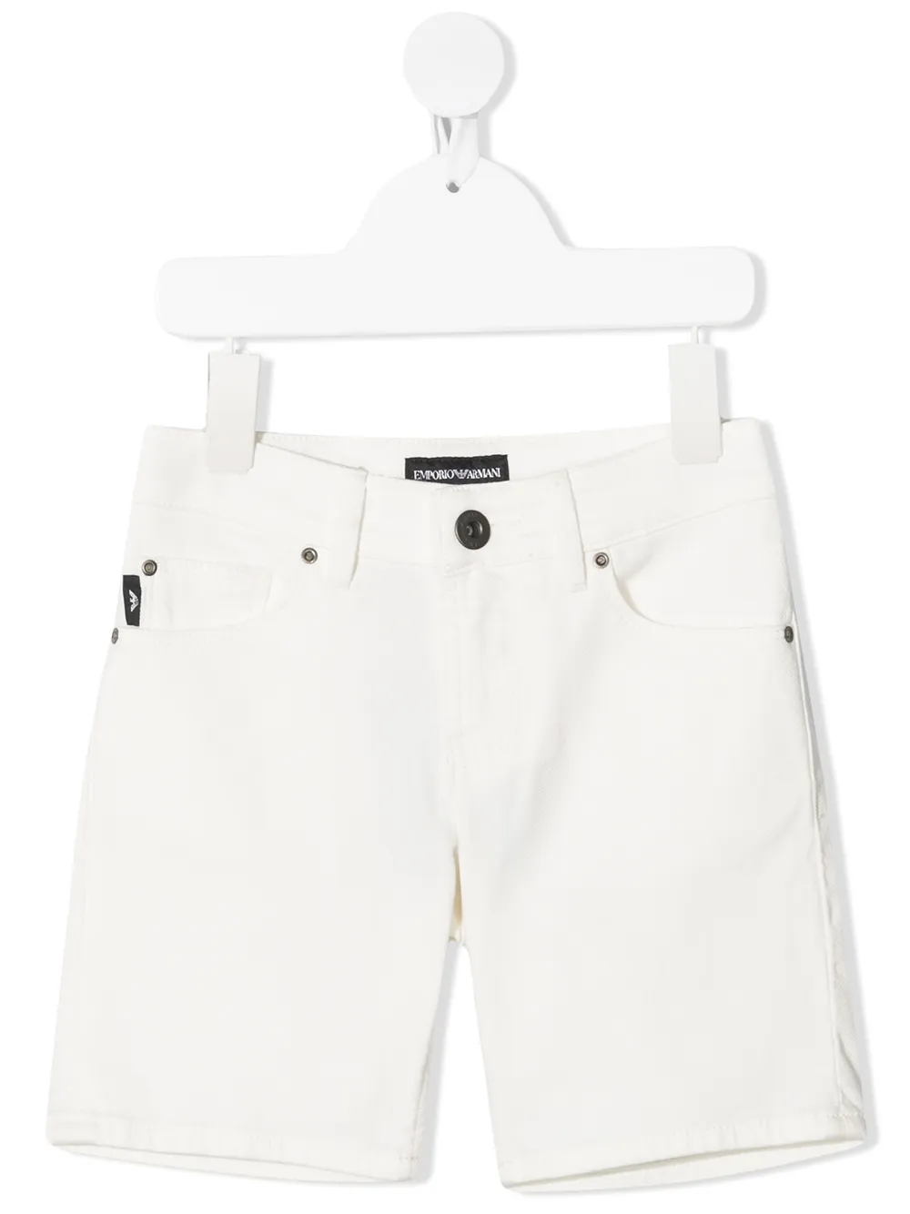 

Джинсовые шорты Emporio Armani Kids, белый